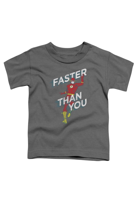Dc Flash - Faster Than You - Toddler Short Sleeve Shirt - 3T