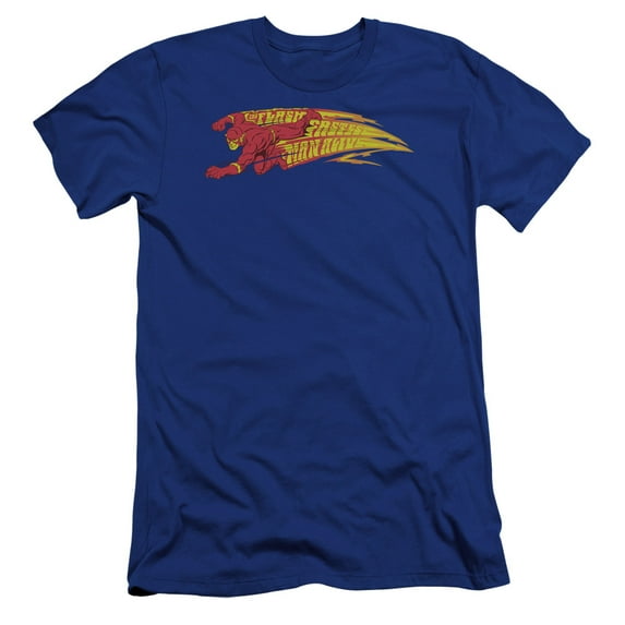 Dc Flash - Fastest Man Alive - Premium Slim Fit Short Sleeve Shirt - Medium