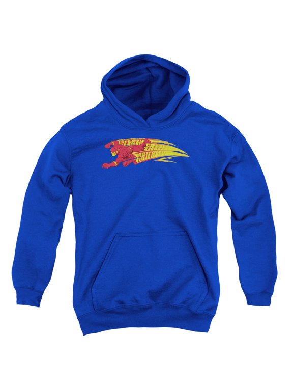 Dc Flash - Fastest Man Alive - Youth Hooded Sweatshirt - Large