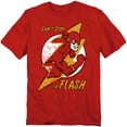 thumbnail image 1 of DC Comics Flash T-Shirt Flash Bolt Unisex Graphic Tee For Men & Women, 1 of 7