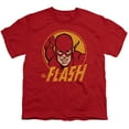 thumbnail image 1 of DC Comics Men's  Flash Circle T-shirt Red, 1 of 2