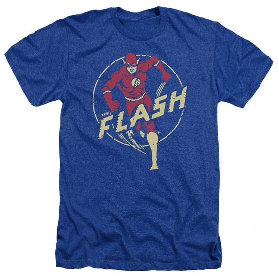 Dc Flash - Flash Comics - Heather Short Sleeve Shirt - X-Large