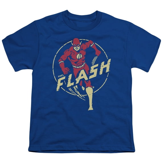Dc Flash - Flash Comics - Youth Short Sleeve Shirt - X-Large