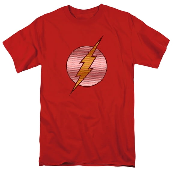 Dc Flash Flash Little Logos Officially Licensed Adult T-Shirt S