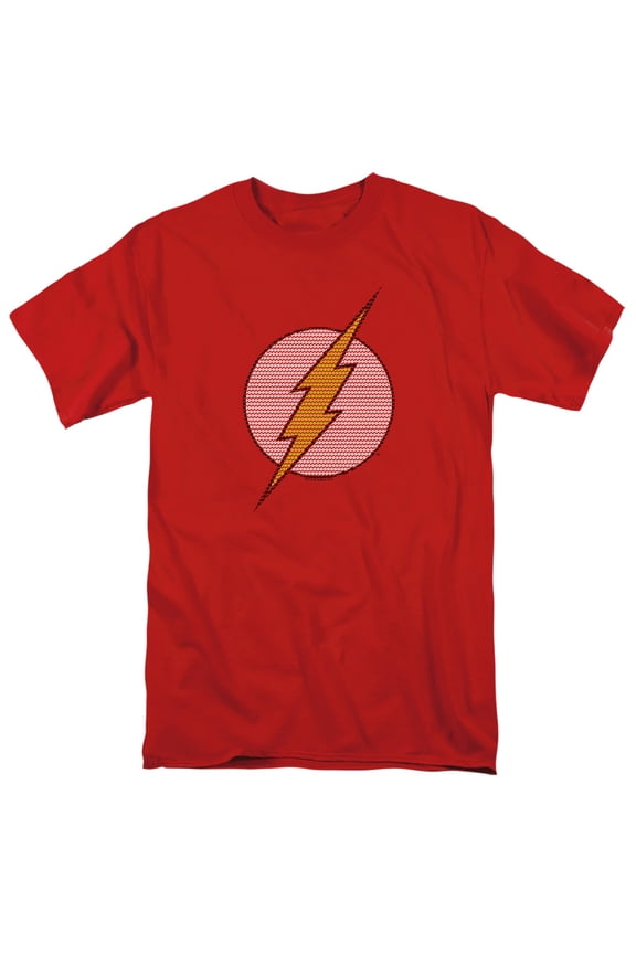 Dc Flash Flash Little Logos Officially Licensed Adult T-Shirt S