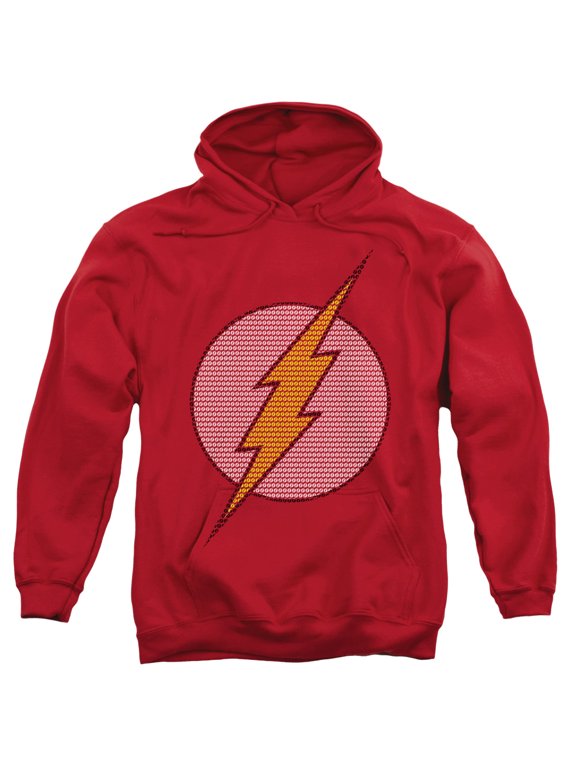 Dc Flash - Flash Little Logos - Pull-Over Hoodie - Large
