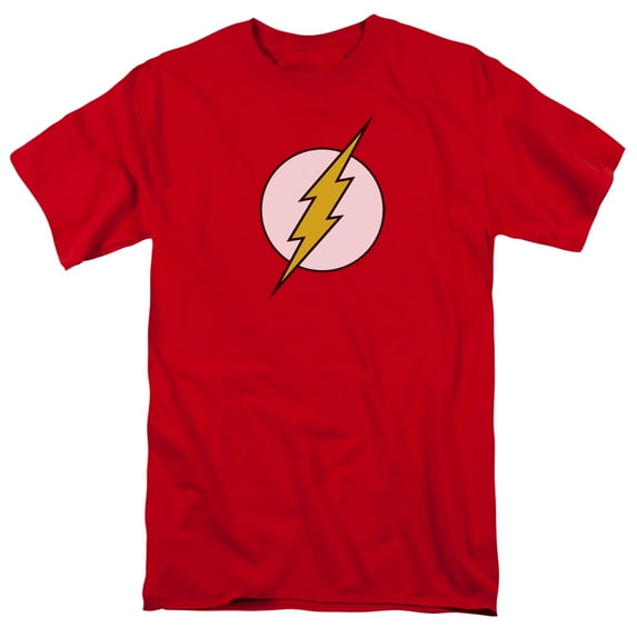 Dc Flash Flash Logo Officially Licensed Adult T-Shirt 4XL