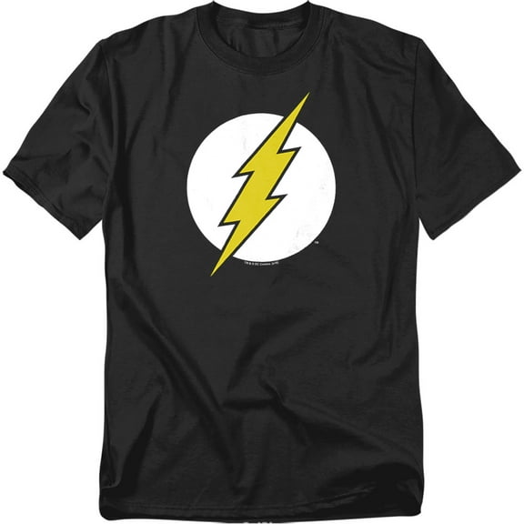 DC Comics Flash T-Shirt Flash Logo Unisex Graphic Tee For Men & Women Black&nbsp;