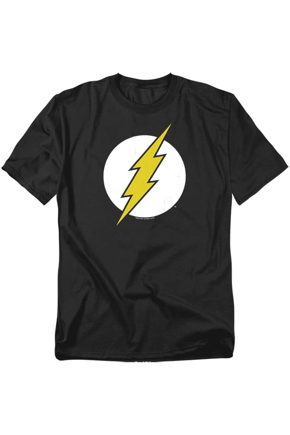 DC Comics Flash T-Shirt Flash Logo Unisex Graphic Tee For Men & Women Black&nbsp;