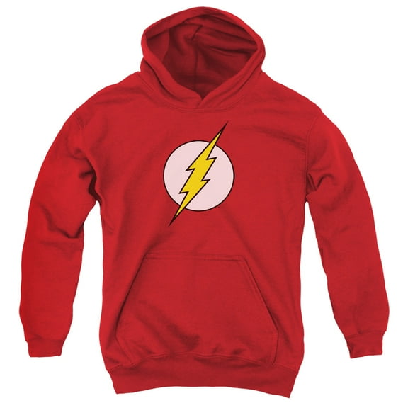 Dc Flash - Flash Logo - Youth Hooded Sweatshirt - Small