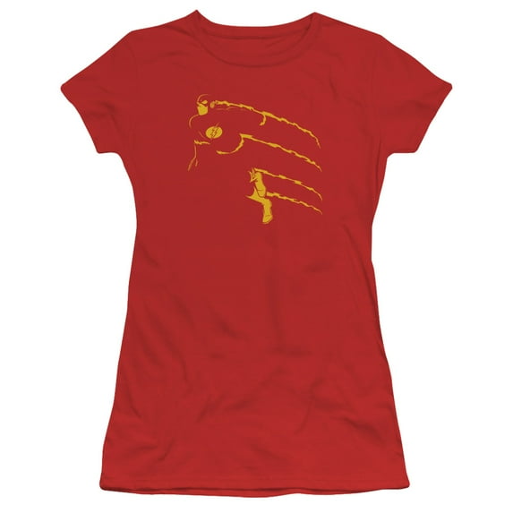 Dc Flash - Flash Min - Juniors Teen Girls Cap Sleeve Shirt - Large