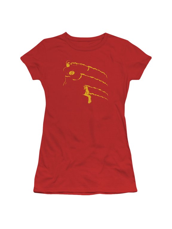 DC Comics Flash Flash Min S/S Junior Women's T-Shirt Sheer