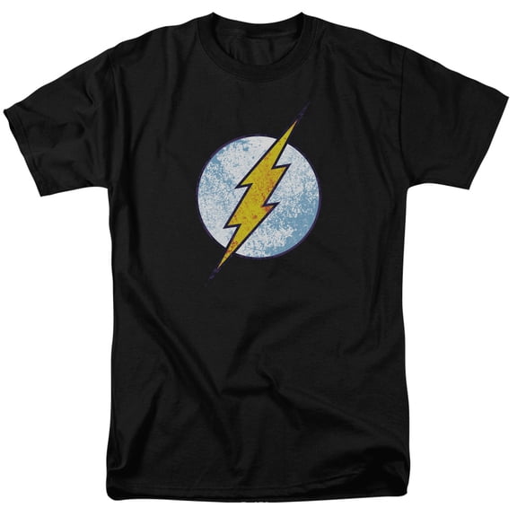 Dc Flash - Flash Neon Distress Logo - Short Sleeve Shirt - XXXXXX-Large