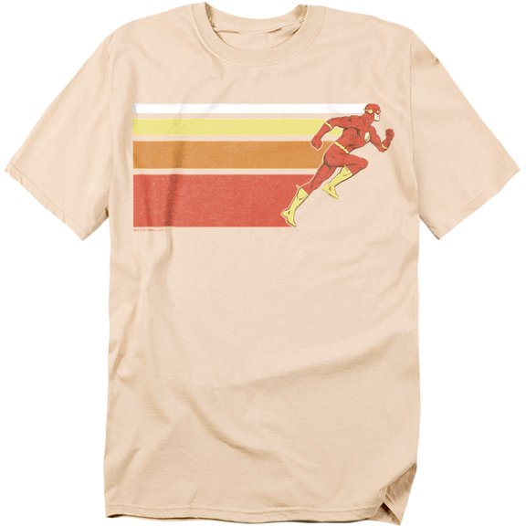 DC Comics Flash T-Shirt Flash Retro Bars Unisex Graphic Tee For Men & Women