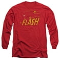 thumbnail image 1 of Dc Flash - Flash Speed Distressed - Long Sleeve Shirt - X-Large, 1 of 2