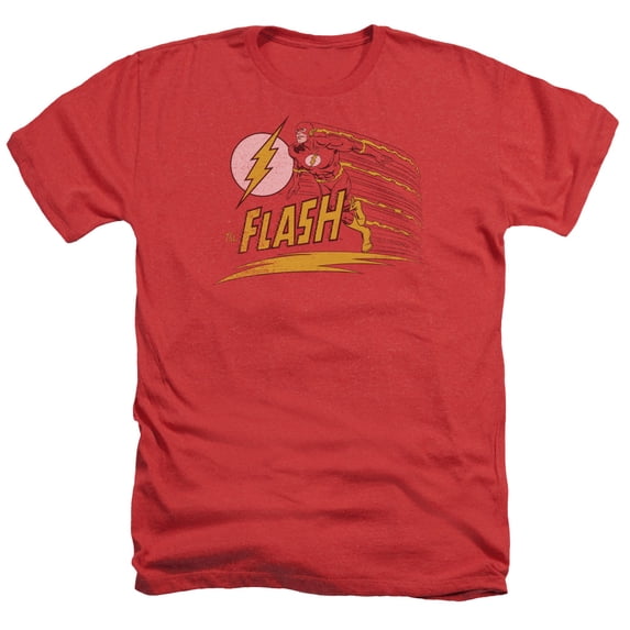 Dc Flash - Like Lightning - Heather Short Sleeve Shirt - Medium