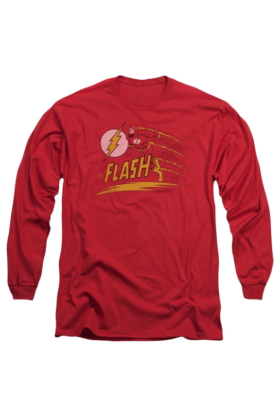 Dc Flash - Like Lightning - Long Sleeve Shirt - Large