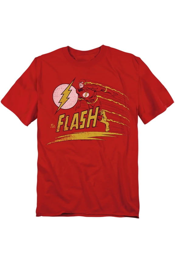 DC Comics Flash T-Shirt Like Lightning Unisex Graphic Tee For Men & Women