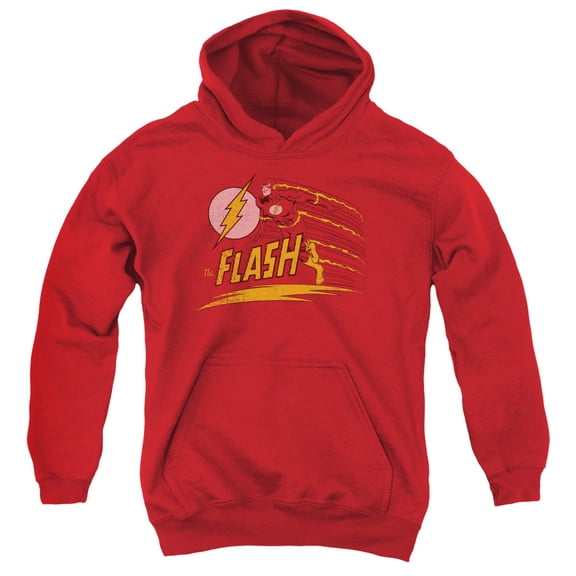 Dc Flash - Like Lightning - Youth Hooded Sweatshirt - X-Large