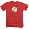 thumbnail image 1 of Dc-Flash Logo - Adult Heather Tee - Red- Medium, 1 of 1