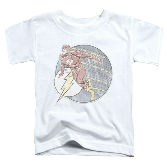 Dc Flash - Retro Flash Iron On - Toddler Short Sleeve Shirt - 3T