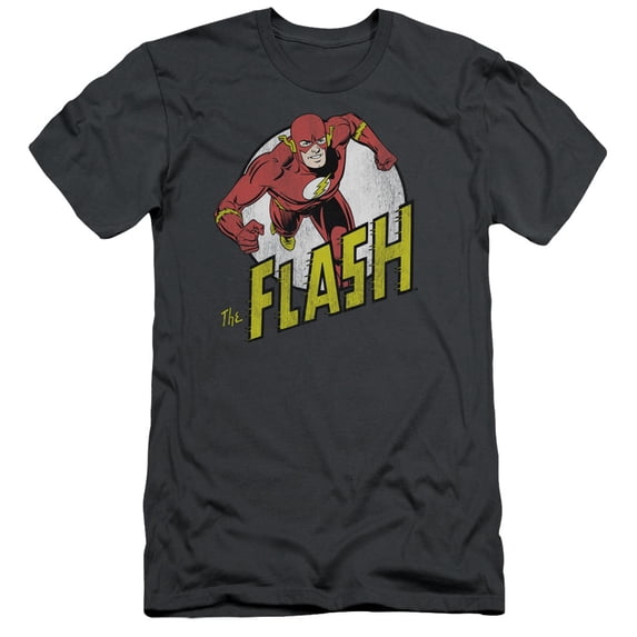 Dc Flash - Run Flash Run - Slim Fit Short Sleeve Shirt - XX-Large