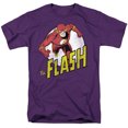 thumbnail image 1 of Dc Flash Run Flash Run Unisex Adult T Shirt, Purple, 6X-Large, 1 of 6