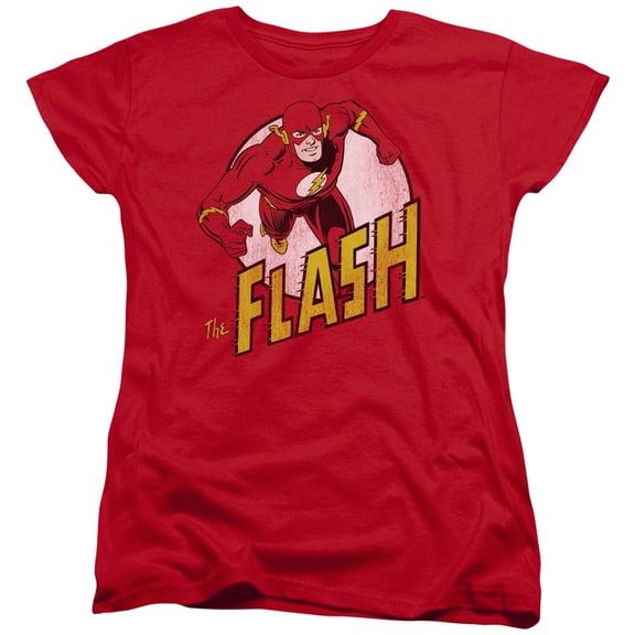 Dc Flash - The Flash - Women's Short Sleeve Shirt - Large