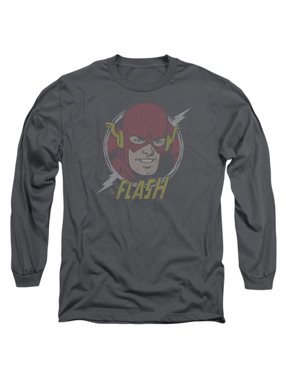 Dc Flash - Vintage Voltage - Long Sleeve Shirt - Small