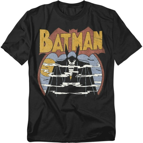 DC Comics T-Shirt Foggy Unisex Graphic Tee For Men & Women Black 