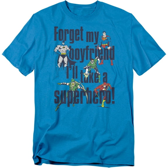 DC Comics T-Shirt Forget My Boyfriend Unisex Graphic Tee For Men & Women