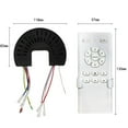 Dc Frequency Conversion 24V 6Speed Ceiling Fan Light Remote Control