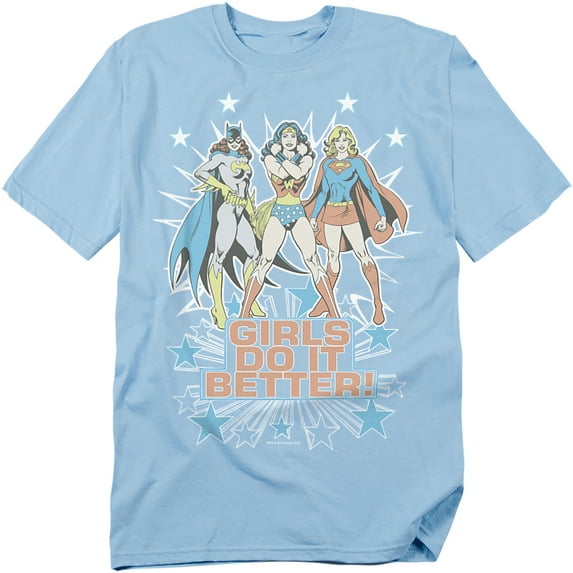 DC Comics T-Shirt Girls Do It Better Unisex Graphic Tee For Men & Women