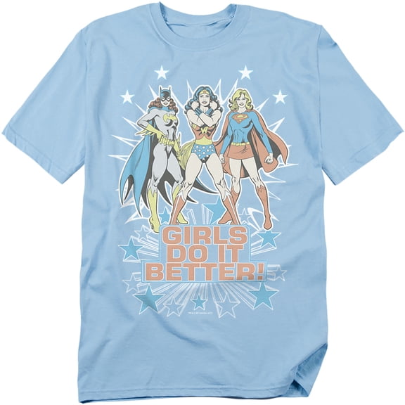 DC Comics T-Shirt Girls Do It Better Unisex Graphic Tee For Men & Women