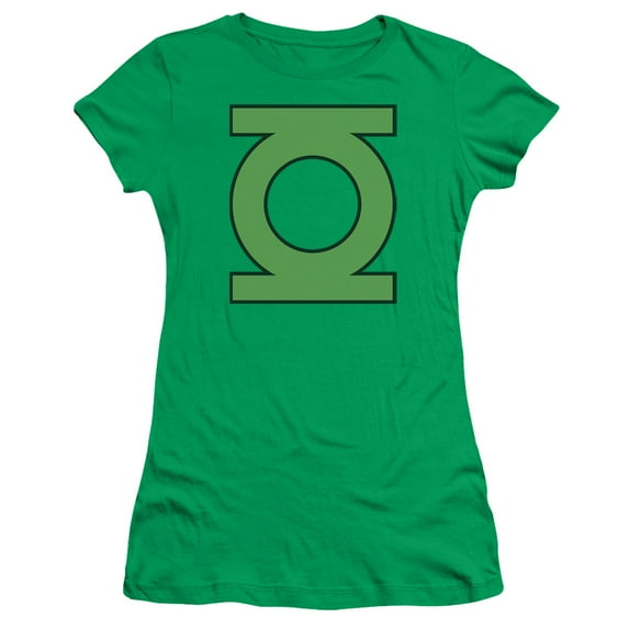 Dc - Gl Emblem - Juniors Teen Girls Cap Sleeve Shirt - Large