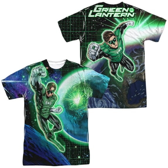 Dc Gl in Space Unisex Adult Sublimated Costume T Shirt (Front/Back), Medium Multicolor