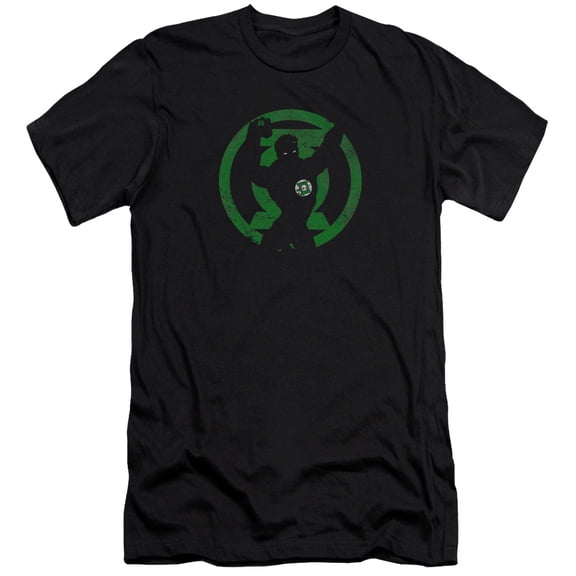 Dc - Gl Symbol Knockout - Premium Slim Fit Short Sleeve Shirt - X-Large