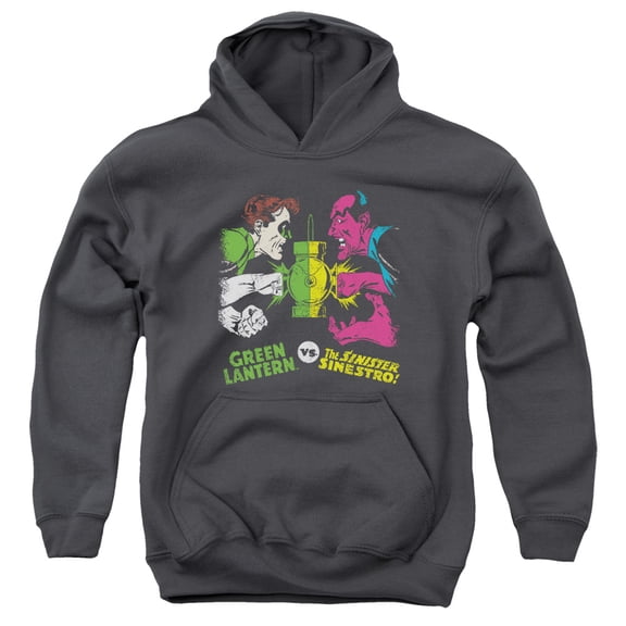 Dc - Gl Vs Sinestro - Youth Hooded Sweatshirt - Medium