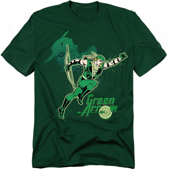 DC Comics Green Arrow T-Shirt Green Arrow In Action Unisex Graphic Tee For Men & Women