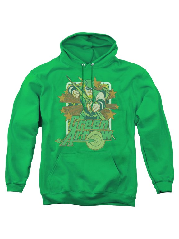 Dc - Green Arrow Stars - Pull-Over Hoodie - X-Large