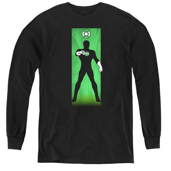 Dc - Green Lantern Block - Youth Long Sleeve Shirt - Small
