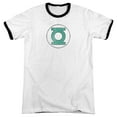 thumbnail image 1 of Dc - Green Lantern Distressed - Heather Ringer Short Sleeve Shirt - Small, 1 of 2