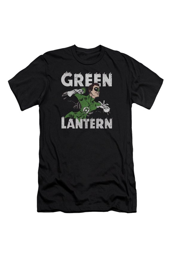 DC Comics Hal Power Premium Canvas Adult Slim Fit 30/1 T-Shirt Black