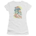 thumbnail image 1 of Dc - Halftone League - Juniors Teen Girls Cap Sleeve Shirt - Medium, 1 of 2