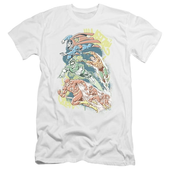 Dc - Halftone League - Premium Slim Fit Short Sleeve Shirt - Large
