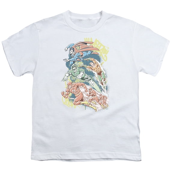 Dc - Halftone League - Youth Short Sleeve Shirt - Small