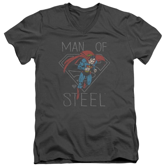Dc - Hardened Heart - Slim Fit V Neck Shirt - X-Large