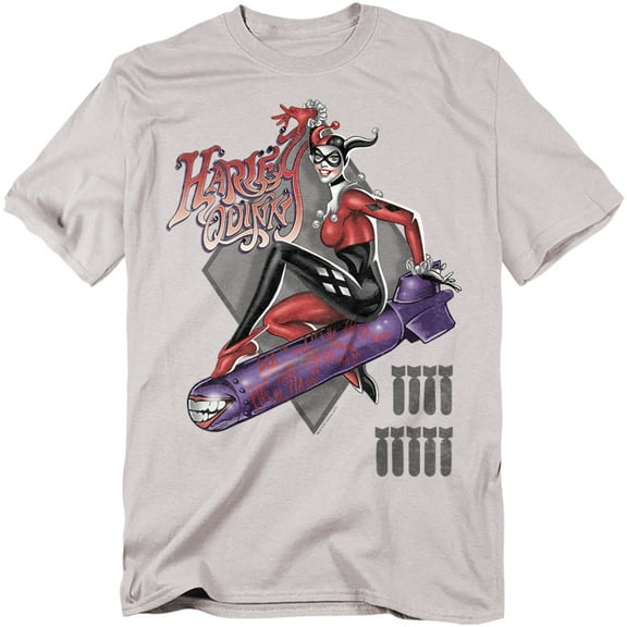 DC Comics T-Shirt Harleys The Bomb Unisex Graphic Tee For Men & Women