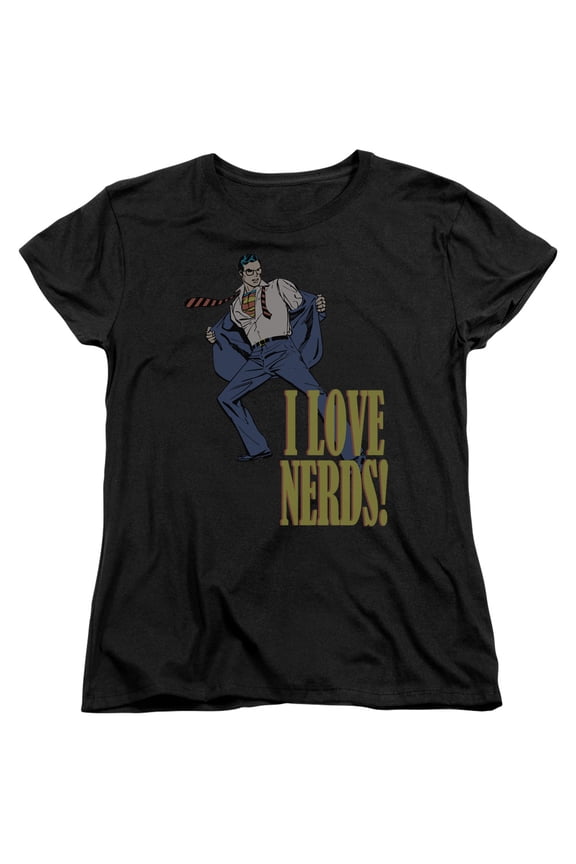 Dc - I Love Nerds - Women's Short Sleeve Shirt - Medium