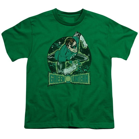 DC Comics Men's  In The Spotlight T-shirt Green